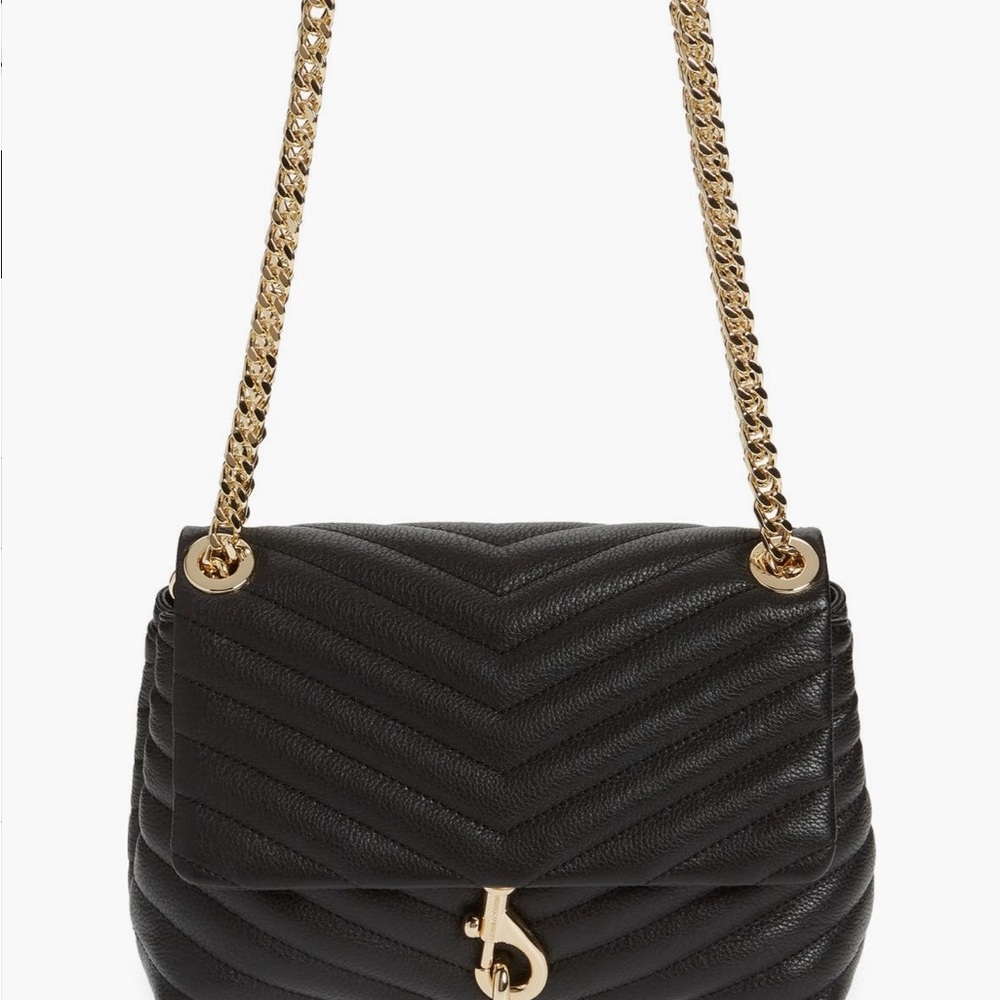 Rebecca Minkoff Edie Quilted Black Leather Bag